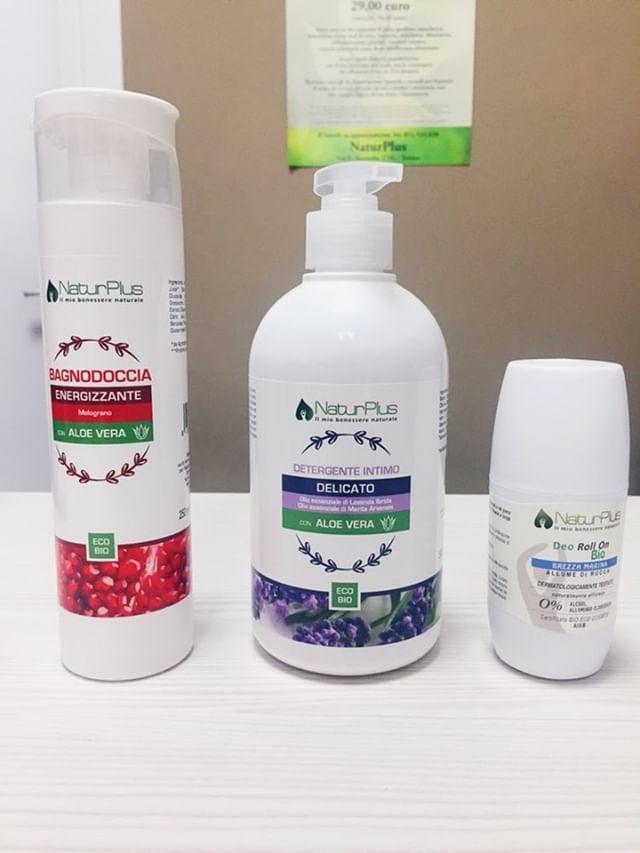 Prodotti a marchio NaturPlus rivenduti all'interno del Negozio NaturPlus di Torino in Via San Secondo17/G
